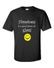 T Shirt "Happiness is a good piece of Glass"