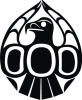 Precut 12" Vinyl Stencils - Northwest Native Eagle