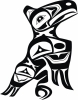Precut 12" Vinyl Stencils - Northwest Native Raven 1