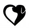 Precut Vinyl Stencils -  Dog Heart