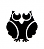 Precut Vinyl Stencils -  Owl