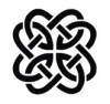 Precut Vinyl Stencils -  Celtic Knot Square