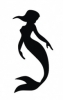 Precut Vinyl Stencils -  Mermaid