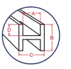 Flat H Lead Came