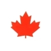 Maple Leaf 1in - 4 PACK