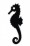 Precut Vinyl Stencils -  Seahorse