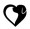 Precut Vinyl Stencils -  Dog Heart
