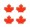 Maple Leaf 1in - 4 PACK