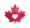 Maple Leaf 3in with Heart cut out - single